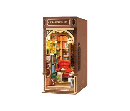 RoboTime Zarážka na knihy miniatura domečku Knihkupectví