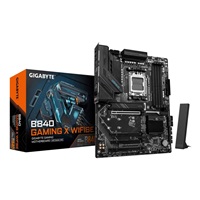 GIGABYTE MB Sc AM5 B840 GAMING X WF6E, AMD B840, 4xDDR5, WIFI, DP, HDMI, ATX