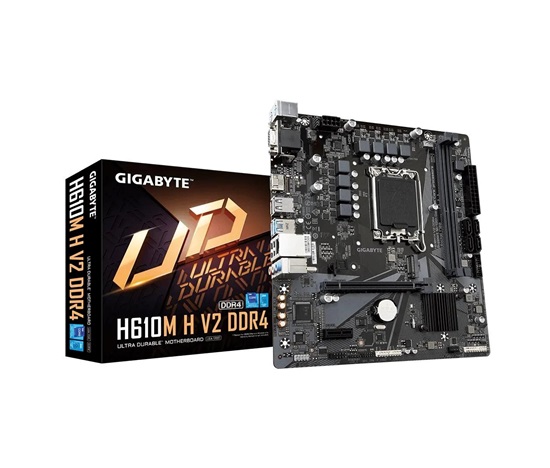 GIGABYTE MB Sc LGA1700 H610M K V2, Intel H610, 2xDDR4, DP, HDMI, mATX
