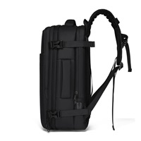 MYBALO Vacuo GO kompresní cestovní batoh, Black