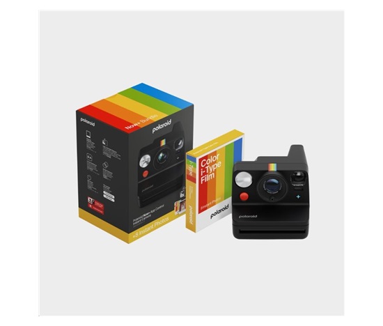 BAZAR - Polaroid Now+ Gen 3 Black bundle with Color Film (8 photos)