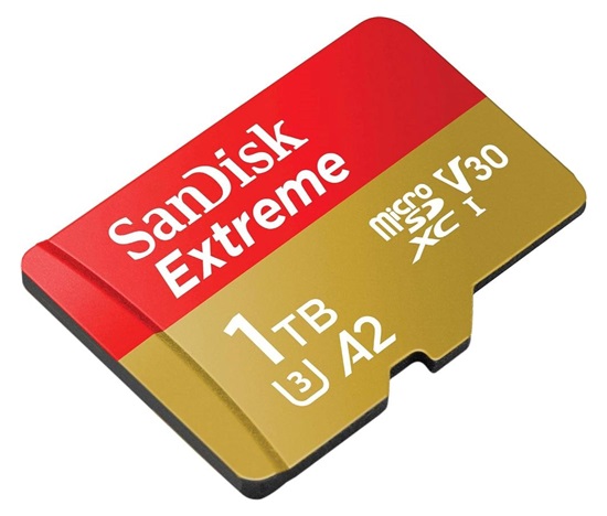 SanDisk micro SDXC karta 1TB Extreme (190 MB/s Class 10, UHS-I U3 V30)