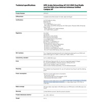 5 x HPE Aruba Networking AP-515 (RW) Dual Radio 4x4/2x2 802.11ax Internal Antennas Unified Campus AP ( 5 pack Q9H62A )