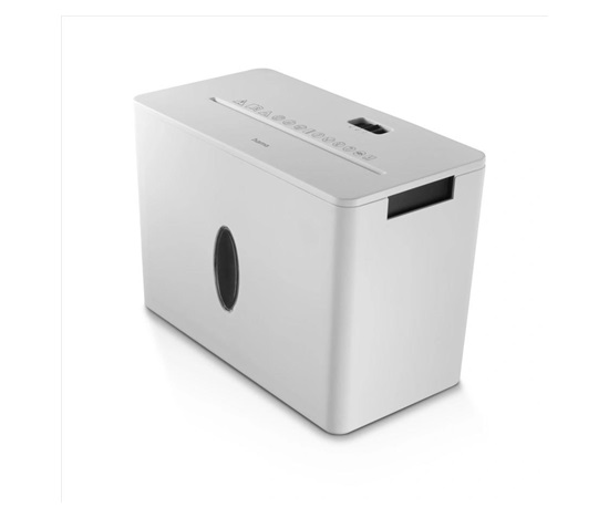 Hama Safe X40-W, skartovačka, křížový řez, 4 listy, bezpečnostní úroveň P4 T4 E3, bílá