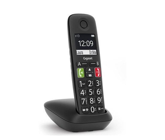 BAZAR - Gigaset E290 černý - Rozbaleno (Komplet)