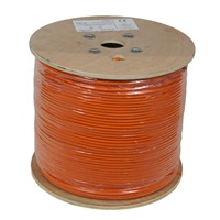 LEXI-Net kabel Cat 6A S/FTP LSOH licna (Dca) 27 AWG 500m cívka, oranžový plášť