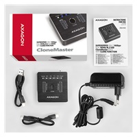 AXAGON ADSA-M2C, USB-C 3.2 Gen 2 - 2x M.2 NVMe SSD CLONE MASTER stacja dokująca