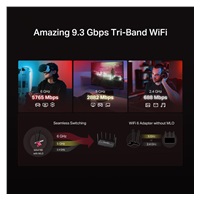 MERCUSYS MA47BE WiFi7 PCIe adapter (BE9300,2,4GHz/5GHz/6GHz,Bluetooth5.4)