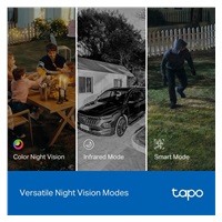 TP-Link Tapo C545D venkovní/outdoor otočná kamera (2x 3MP, 2K 1296p, IR 30m, WiFi, 1x100Mb/s, micro SD card)