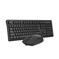A4tech FG1200 FStyler, bezdrátový kancelářský set klávesnice s myší, 2,4G, černá