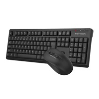 A4tech FG1200 FStyler, bezdrátový kancelářský set klávesnice s myší, 2,4G, černá