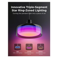 BAZAR - Govee Pendant Light RGBICWW závěsná lampa Matter - Poškozený obal (Komplet)