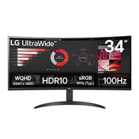 BAZAR - LG MT VA LED 34" 34WR50QK - VA panel, 3440x1440, 2xHDMI, DP, prohnutý - Poškozený obal (Komplet)