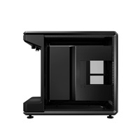Cooler Master case MasterFrame 360 Stage Mirror, ATX, Průhledná bočnice, Černá