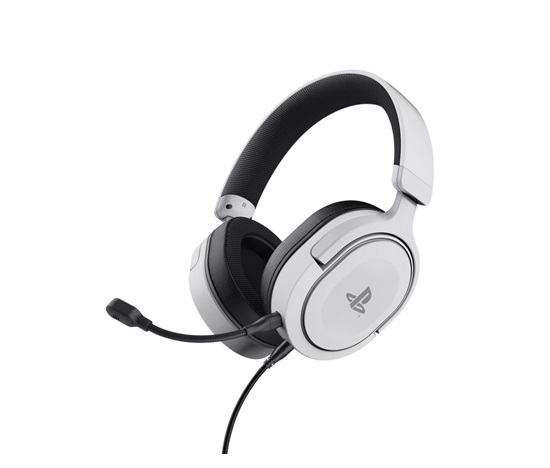 BAZAR - TRUST sluchátka GXT 498 FORTA PS5 Gaming Headset - Sony Licensed - white - poško. obal