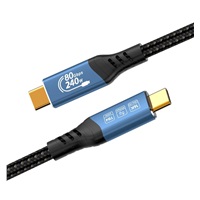 PREMIUMCORD Kabel USB4™ Version2.0 80Gbps 16K@60Hz 240W Thunderbolt 3 a 4 kabel 1m