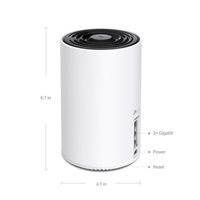 BAZAR - TP-Link Deco XE75(3-pack) WiFi6E Mesh (AXE5400, 2,4GHz/5GHz/6GHz,3xGbELAN/WAN) - Rozbaleno (Komplet)