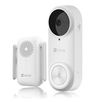 BAZAR - Ezviz DB2 3K - baterií napájený vstupní wi-fi videozvonek - bílý - Po opravě (Komplet)