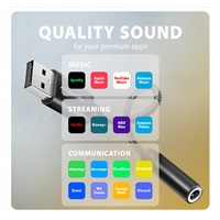 AXAGON ADA-HA, adapter audio USB-A na jack 3,5 mm Hi-Res DAC, 384 kHz / 32 bit, stereo