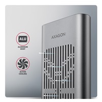 AXAGON EEM2-20GD, zewnętrzna obudowa USB-C 20 Gbps na dwa dyski SSD M.2 NVMe z funkcją klonowania