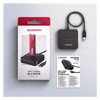 AXAGON ADSA-M2C11L, stacja dokująca USB-C 10Gbps dla 1x dysku M.2 NVMe SSD