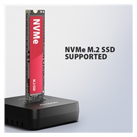 AXAGON ADSA-M2C11L, stacja dokująca USB-C 10Gbps dla 1x dysku M.2 NVMe SSD