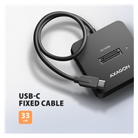 AXAGON ADSA-M2C11L, stacja dokująca USB-C 10Gbps dla 1x dysku M.2 NVMe SSD