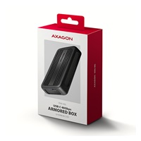 AXAGON EEM2-40G, zewnętrzna obudowa USB-C 40 Gbps do dysków M.2 NVMe SSD, wzmocnione aluminium