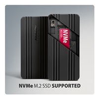 AXAGON EEM2-40G, zewnętrzna obudowa USB-C 40 Gbps do dysków M.2 NVMe SSD, wzmocnione aluminium