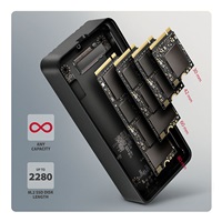 AXAGON EEM2-40G, zewnętrzna obudowa USB-C 40 Gbps do dysków M.2 NVMe SSD, wzmocnione aluminium