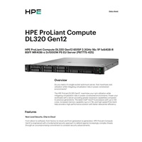 HPE PL DL320g12 6515P (2.4/16C) 1x64G (P69728) MR408i-o 8SFF NS204(2x480G) 2x1000W 10GbE NBD333 Smart Choice