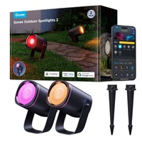 BAZAR - Govee RGBWW Smart zahradní reflektory 750lm 2ks Matter - Poškozený obal (Komplet)
