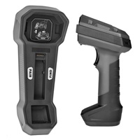 Virtuos CCD 2D průmyslová bezdrátová čtečka HW-857, USB, tmavě šedá