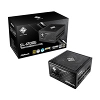 ASROCK zdroj SL-1200G,1200W, 80Plus Gold, 135 mm, ATX 3.1