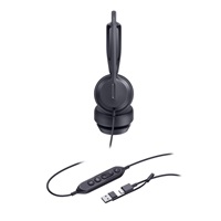 Yealink UH42 Dual UC USB-C/A, náhlavní souprava na obě uši