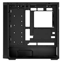 EVOLVEO Scorpio, skříň eATX/ATX, 4x ARGB ventilátor 120mm, boční panel temperované sklo + mřížkovaný přední panel