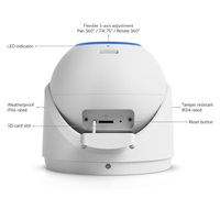 UBNT G6 Pro Turret, UniFi 8MP IP kamera, bílá