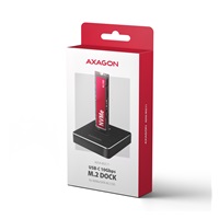 AXAGON ADSA-M2C11, stacja dokująca USB-C 10Gbps dla 1x dysku M.2 NVMe/SATA SSD