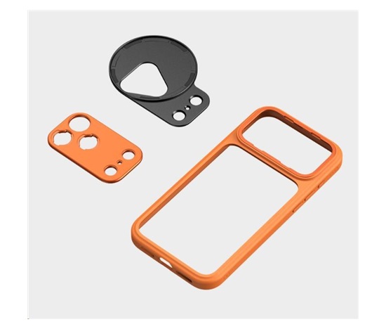 SmallRig 5795 FilMov Lightweight Photography Bumper Case for iPhone 17 Pro Max (Orange)