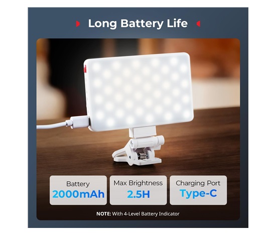 SmallRig 5640 M3 Attachable Mobile Phone LED Video Light White