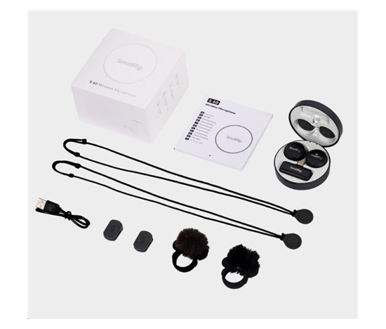 SmallRig 4934 S 60 Wireless Microphone Black (USB-C Version)