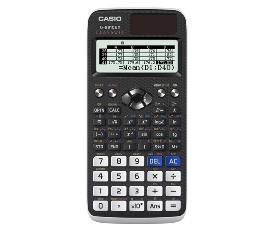 BAZAR - CASIO kalkulačka FX 991 CE X, černá, školní - Poškozený obal (Komplet)