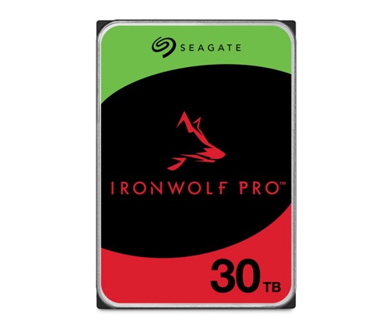 SEAGATE HDD 30TB IRONWOLF PRO, 3.5", SATA 6 Gb/s, 7200 RPM, Cache 512Mb