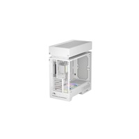DEEPCOOL Case CL6600 WH, ATX, Průhledná bočnice, vodní chlazení, bílá