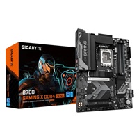 GIGABYTE MB Sc LGA1700 B760 GAMING X D4 GEN5, Intel B760, 1xHDMI, 1xDP, 4xDDR4, ATX