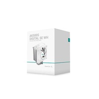 DEEPCOOL CPU Chladič AK500S DIGITAL SE, 1x120mm, LGA1851, AM5, bílá