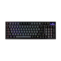 ASUS klávesnice ROG Azoth 96 HE, Mechanická, Bezdrátová, BT, RF 2.4GHz, US, černá