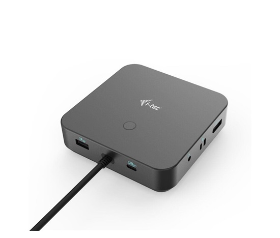 BAZAR - i-tec USB-C HDMI + Dual DP Docking Station + PD 100 W + Universal Charger 112 W - Po opravě (Náhradní krabice)