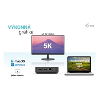 BAZAR - i-tec USB-C HDMI + Dual DP Docking Station + PD 100 W + Universal Charger 112 W - Po opravě (Náhradní krabice)