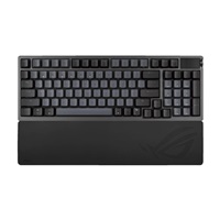 ASUS klávesnice ROG Azoth 96 HE, Mechanická, Bezdrátová, BT, RF 2.4GHz, CZ/SK, černá